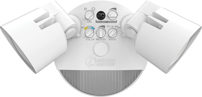 Lithonia Lighting HomeGuard 2-Light LED Outdoor Flood Lights, Motion Sensor - Image 5