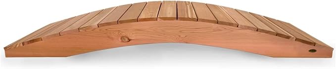 All Things Cedar FB96 Garden Bridge | 8-Ft Durable Outdoor Wooden Bridge - Image 2