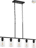 VEVOR 5-Light Kitchen Island Pendant Lights, Adjustable Dining Room Light by VEVOR