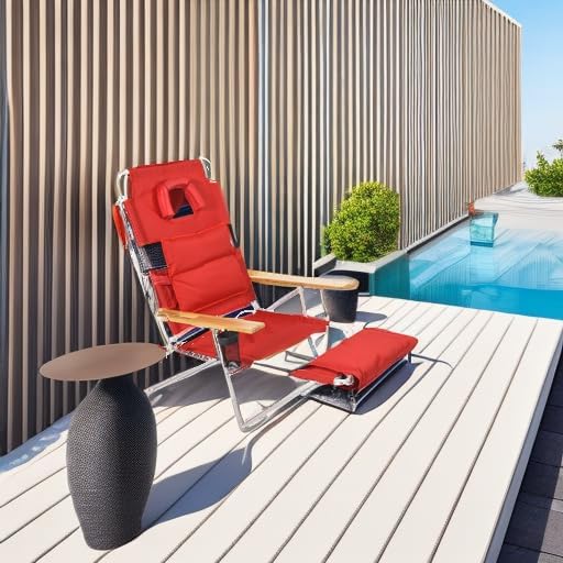 Ostrich the Deluxe 3N1 Lightweight Lawn Beach Reclining Lounge Chair - Image 5