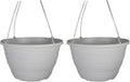 The HC Companies 13 Inch Wrapt Hanging Planters, Lightweight UV-Resistant by TheHCCompanies