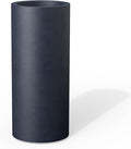 Kante 23.6 Inch Tall Cylindrical Planter, Large Round Plant Pots by Kante