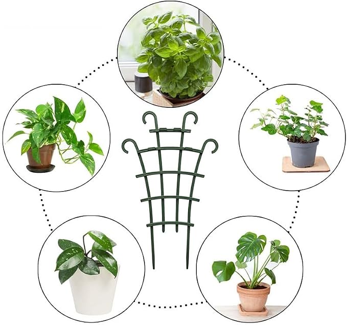 6PCS Trellis for Potted Plants, Stackable Indoor Plant Trellis for Climbing - Image 3