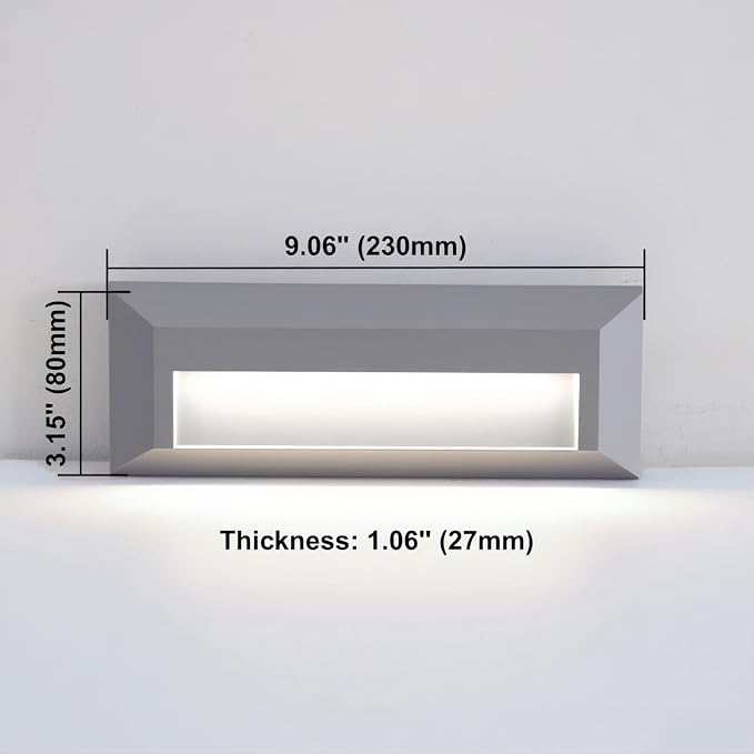 ZONK LED Outdoor Indoor Stair Lights, Line Voltage 110-240V 2W Landscape - Image 6