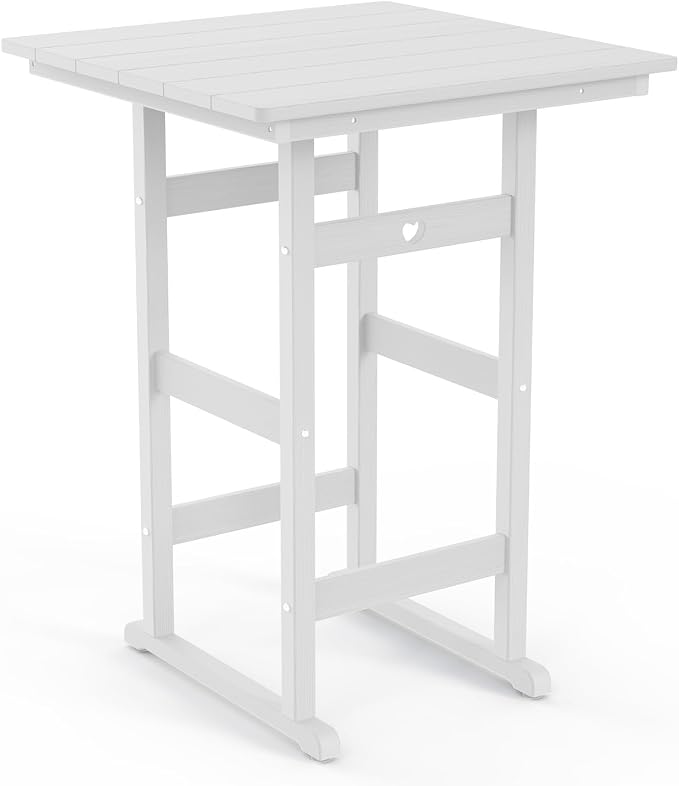 Patio Bar Table, Adirondack Table1 Pieces Set, Bar Height Outdoor bar Table Set by Orbcove