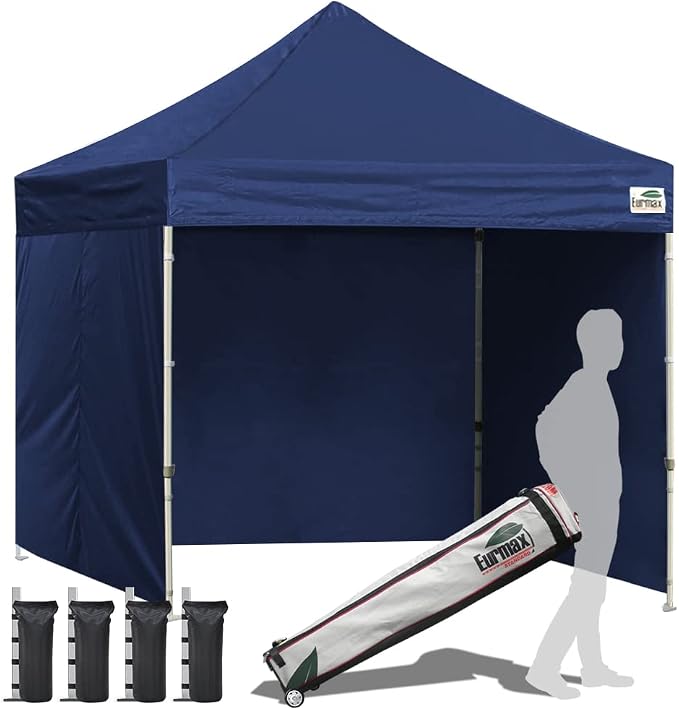 Eurmax USA 8'x8' Pop-up Canopy Tent Commercial Instant Canopies by Eurmax