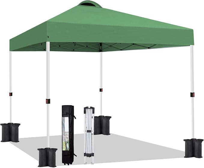 10x10 Heavy Duty Pop up Commercial Canopy Tent Instant Sun Shelter by SAILARYPatioFurniture