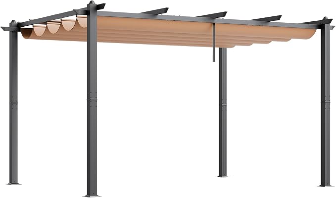VEVOR 10'x13' Outdoor Retractable Pergola - Image 9