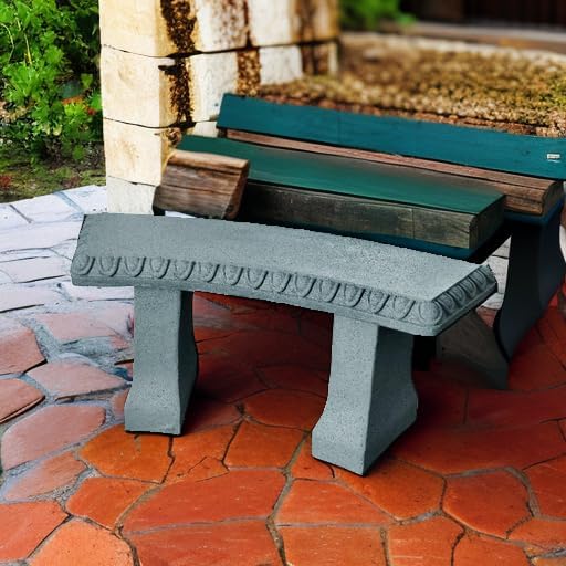 EMSCO Group Garden Bench Statue – Resin Construction - Image 5