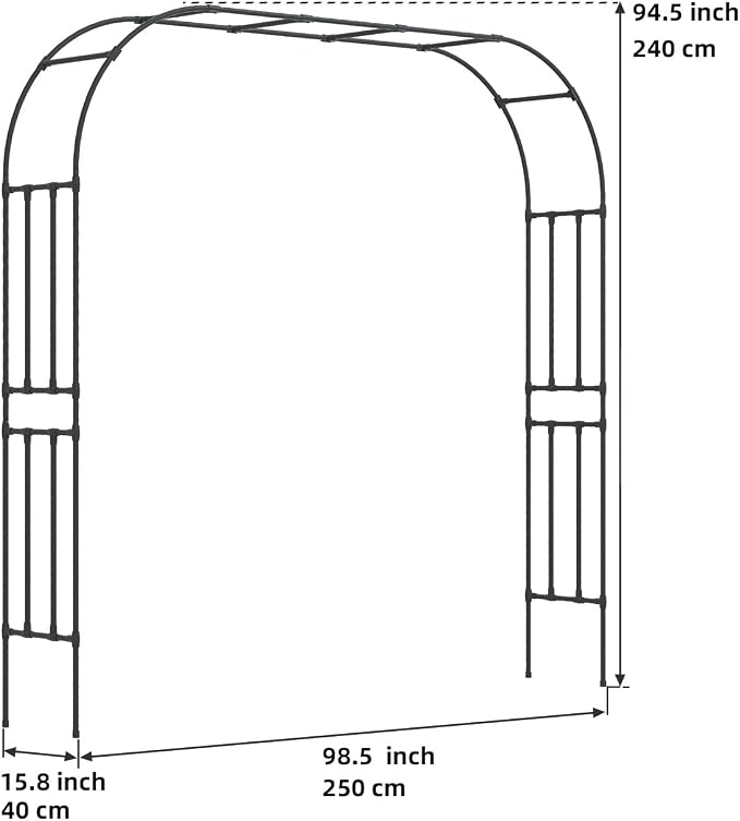 Metal Garden Arch - Image 3