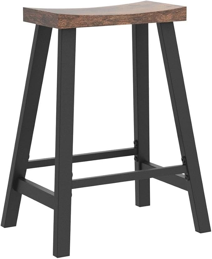 VASAGLE Bar Stools, Kitchen Breakfast Bar Stools - Image 4