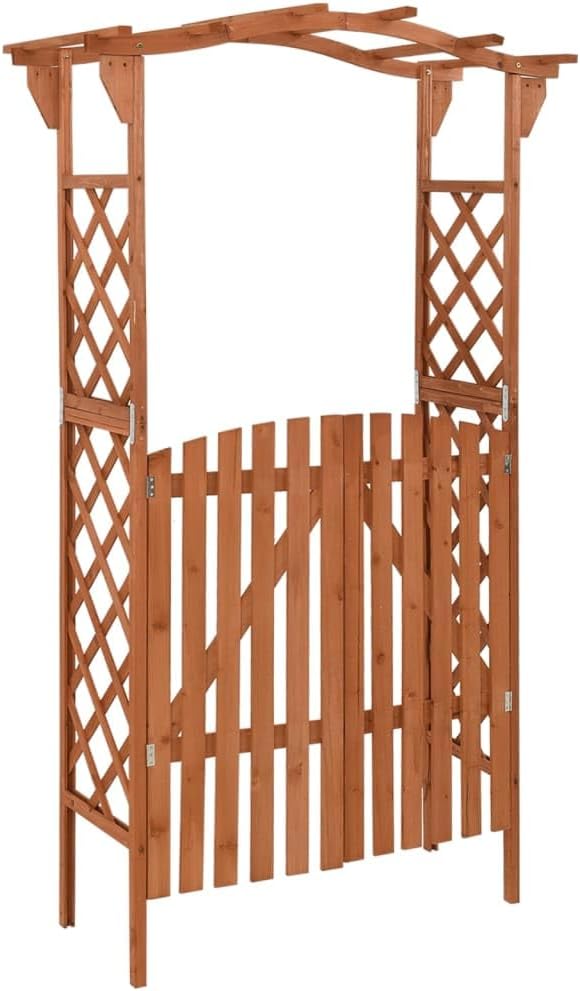 vidaXL Sturdy Firwood & Pine Wood Pergola by vidaXL