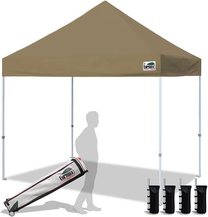 Eurmax USA 8'x8' Pop Up Canopy Tent Commercial Instant Canopies by Eurmax