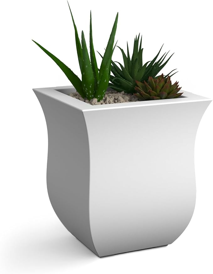 Mayne 5873-W Polyethylene Planter by Mayne