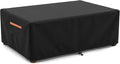 Patio Coffee Table Cover, Waterproof Outdoor Furniture Cover Heavy Duty 600D by BRUXOLAY