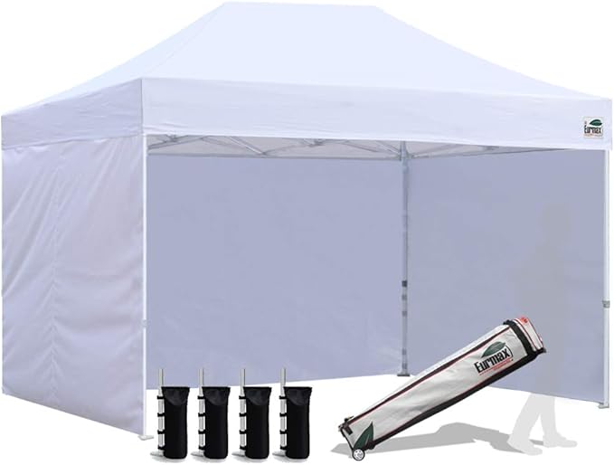 Eurmax USA 8'x12' Pop-up Canopy Tent Commercial Instant Canopies by Eurmax