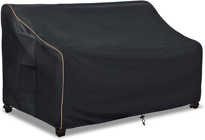 Patio 3-Seater Sofa Cover, Outdoor Couch Cover Fits up to 85W x 38D x 35H Inches by LSongSKY