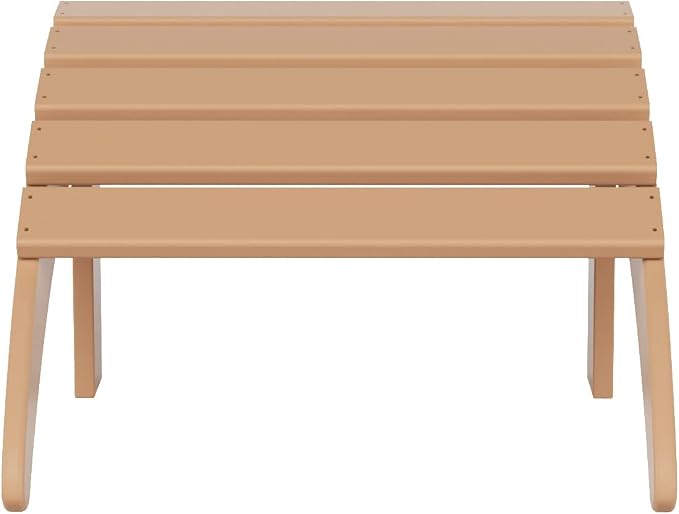 WO Home Furniture Adirondack Ottoman Outdoor Patio Footrest 13.5" Inch Folding - Image 6