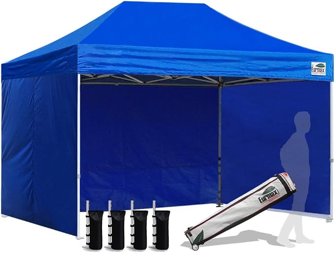 Eurmax USA 8'x12' Pop-up Canopy Tent Commercial Instant Canopies by Eurmax