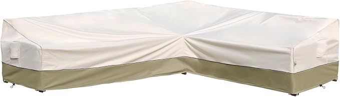 Outdoor Sectional Cover-L-Shaped Patio Furniture Covers Waterproof Rip-Stop by Westblue