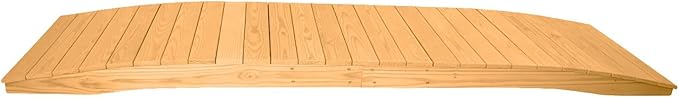 12 FT Oak Amish Made Pinewood Heavy Duty Garden Bridge by Unknown