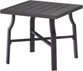 Patio Side Table, Aluminum Outdoor Pool Side Table by SeeHill