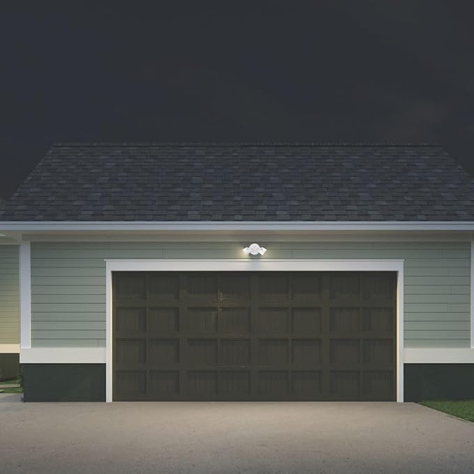 Lithonia Lighting HomeGuard 2-Light LED Outdoor Flood Lights, Outdoor LED Lights - Image 9