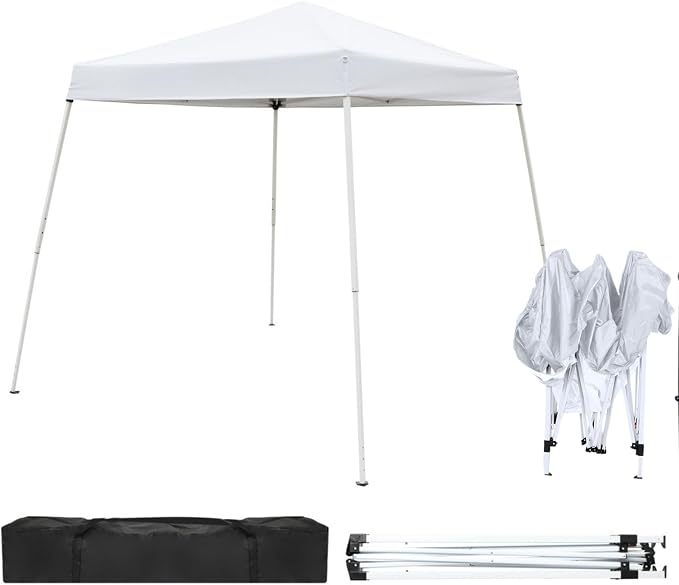 Outvita Canopy 7.8x7.8' Pop Up Commercial Instant Gazebo Tent, Waterproof & UV by Outvita