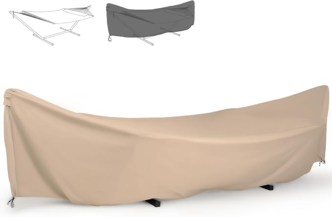 SUNCREAT Hammock Cover, Water-Resistant Polyester Hammock Stand Cover by SUNCREAT