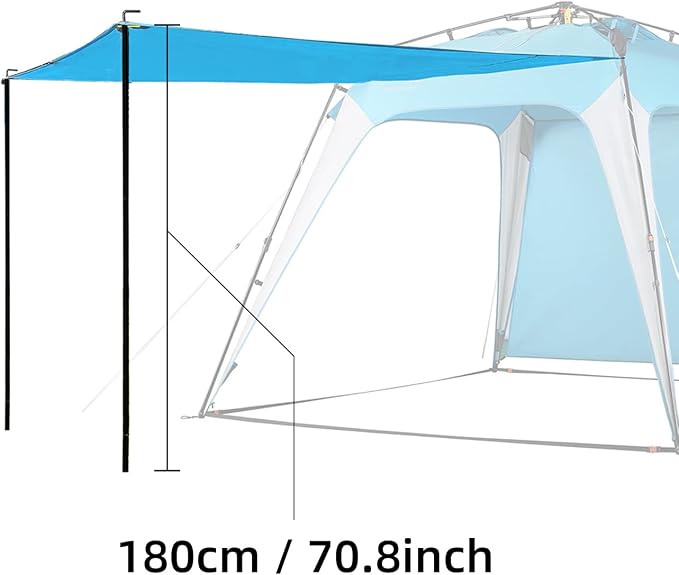 Pop Up Canopy Sun Shelters Shade Tent Pop Up 8.2' X 8.2' - Image 5