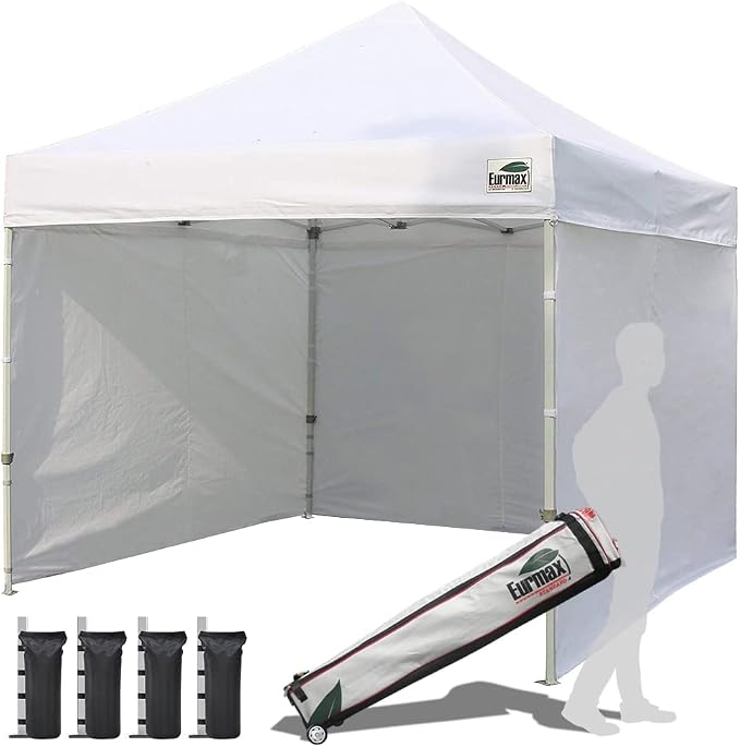 Eurmax USA 10'x10' Pop-up Canopy Tent Commercial Instant Canopies by Eurmax