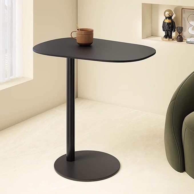 C Shaped Side Table End Coffee Tables, Aesthetics Minimalist Accent Tables by Unknown