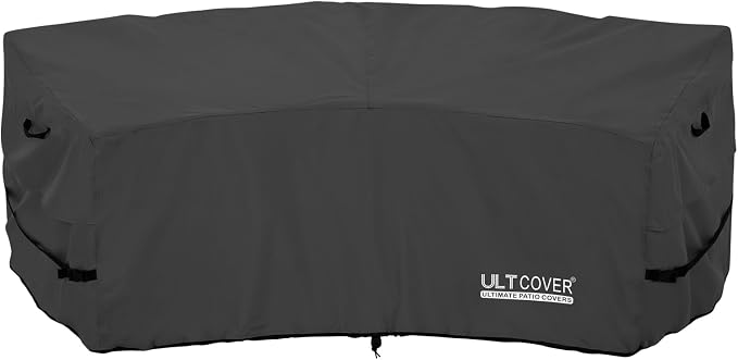 ULTCOVER Patio Curved Sofa Cover Waterproof by ULTCOVER