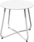Grand patio Outdoor Side Table 18-inch Round End Table Accent Table by GrandPatio