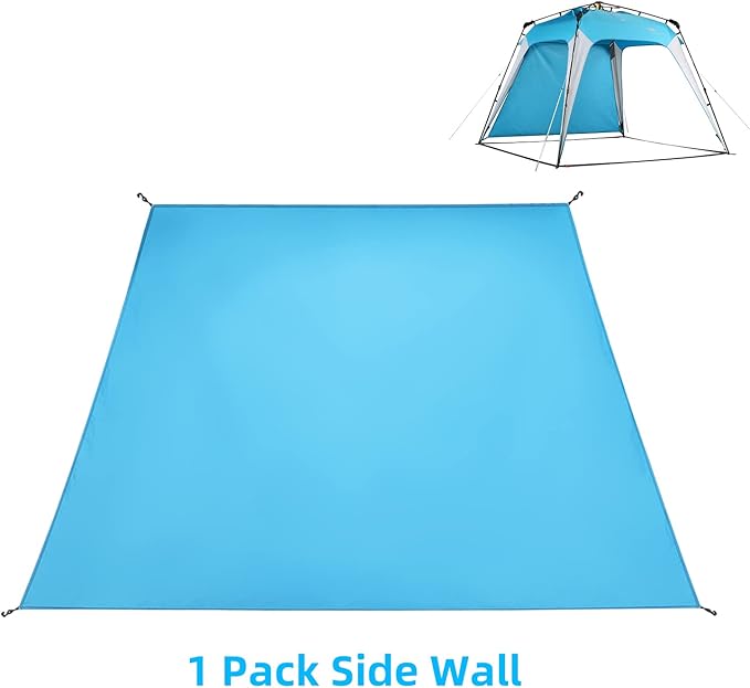 Sunwall for Pop Up Canopy Instant Shade Tent 8.2' X 8.2', Detachable Flap Sun - Image 4