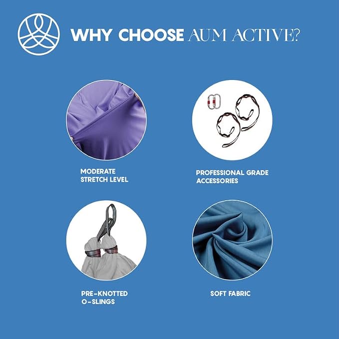 Aerial Silk Yoga Hammock & Swing - Image 4