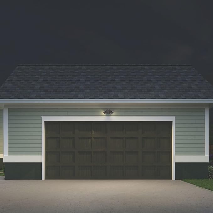Lithonia Lighting HomeGuard 2-Light LED Outdoor Flood Lights, Outdoor LED Lights - Image 8