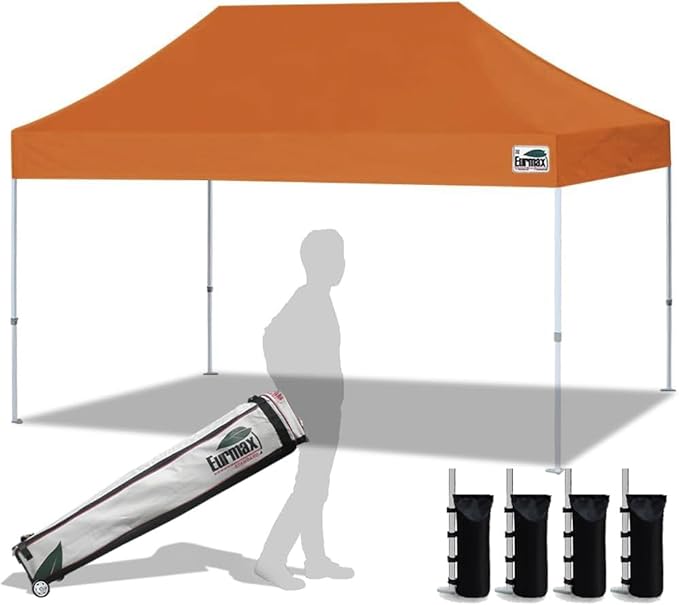Eurmax USA 10'x15' Pop Up Canopy Tent Commercial Instant Canopies by Eurmax