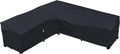 Heavy Duty Outdoor Sectional Sofa Cover, Lawn Patio Furniture Protector by Flexiyard