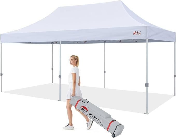 MASTERCANOPY Pop Up Canopy Tent Commercial Grade 10x20 Instant Shelter by MASTERCANOPY