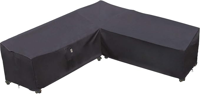Heavy Duty Outdoor Sectional Sofa Cover, Lawn Patio Furniture Covers by Flexiyard