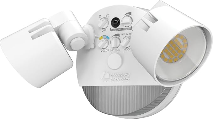 Lithonia Lighting HomeGuard 2-Light LED Outdoor Flood Lights, Motion Sensor - Image 6