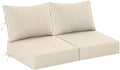 Sundale Outdoor Olefin Deep Seat Cushion Set of 2, Patio Chair Cushion and by SundaleOutdoor