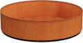 Plantercraft Corten Steel Planter 48 Inch | Large Round Planters by Plantercraft