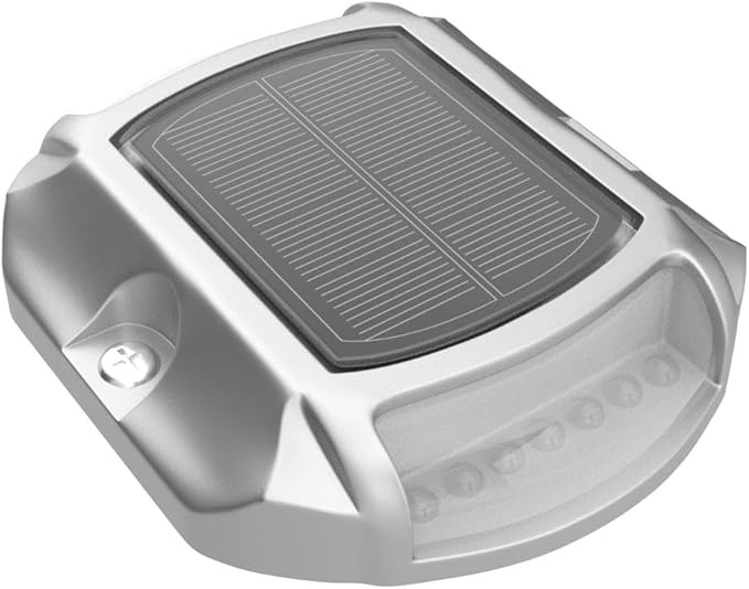 VOLISUN Solar Driveway Lights Dock Deck Lights 4-Pack, 2 Colors in 1, LED Solar - Image 4