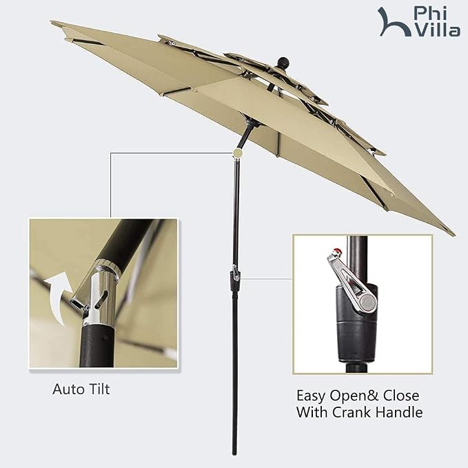PHI VILLA 5 Pieces Outdoor Dining Set - Image 7