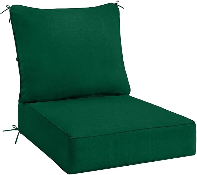 Sundale Outdoor Olefin Deep Seat Cushion, Patio Chair Cushion and Pillow by SundaleOutdoor