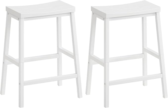 HOOBRO Bar Stools, 23.6 Inch Saddle Stools, Kitchen Counter Seat by HOOBRO