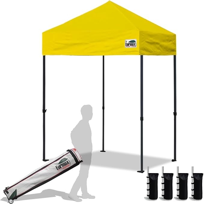 Eurmax USA 5'x5' Pop Up Canopy Tent Commercial Instant Canopies by Eurmax