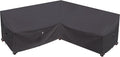 Heavy Duty Outdoor Sectional Cover, Lawn Patio Couch Protector by Flexiyard